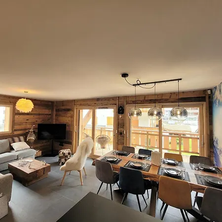 De Charme Au Centre Des Gets, Proche Pistes, 8 Pers - Moderne Et Equipe - Fr-1-598-150 Apartment *